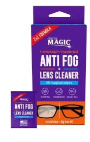 Nano Magic Anti-Fog & Lens Cleaner Wipes, 25-Pack, Nonabrasive, Streak-Free, Nanotechnology Powered