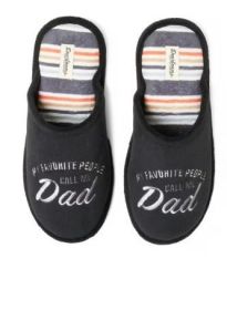 Dearfoams Cozy Comfort Men's Call Me Dad Slipper