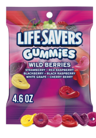 Life Savers Gummies Wild Berry Gummy Candy - 4.6 oz. Bag