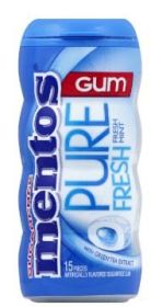 Mentos Gum, Fresh Mint, with Green Tea Extract