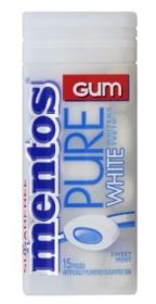 Mentos Chewing Gum, Sugarfree, Sweet Mint